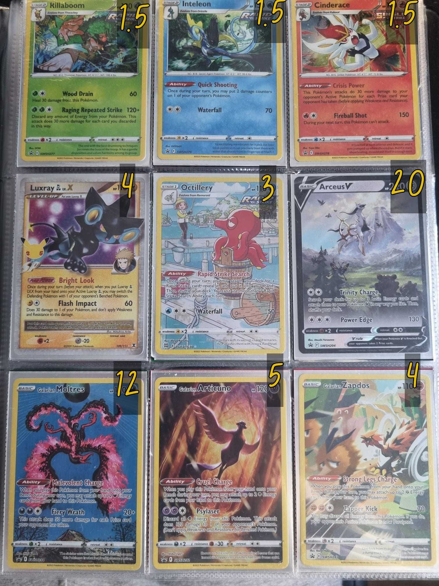Pokemon TCG Cartas (English)