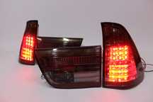 Lampy światła tył tylne BMW X5 E53 98-06 LED BLACK SMOKE TUNING IGŁA!