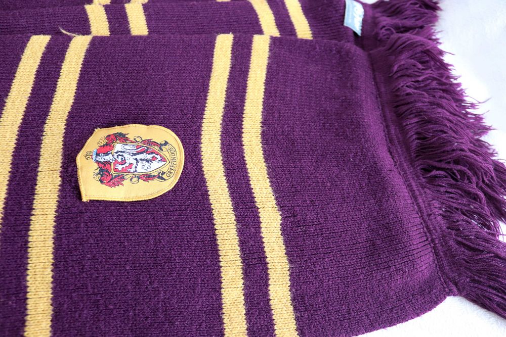 В'язаний шарф Гаррі Поттер Гриффіндор Хогвартс широкий довгий 200 см