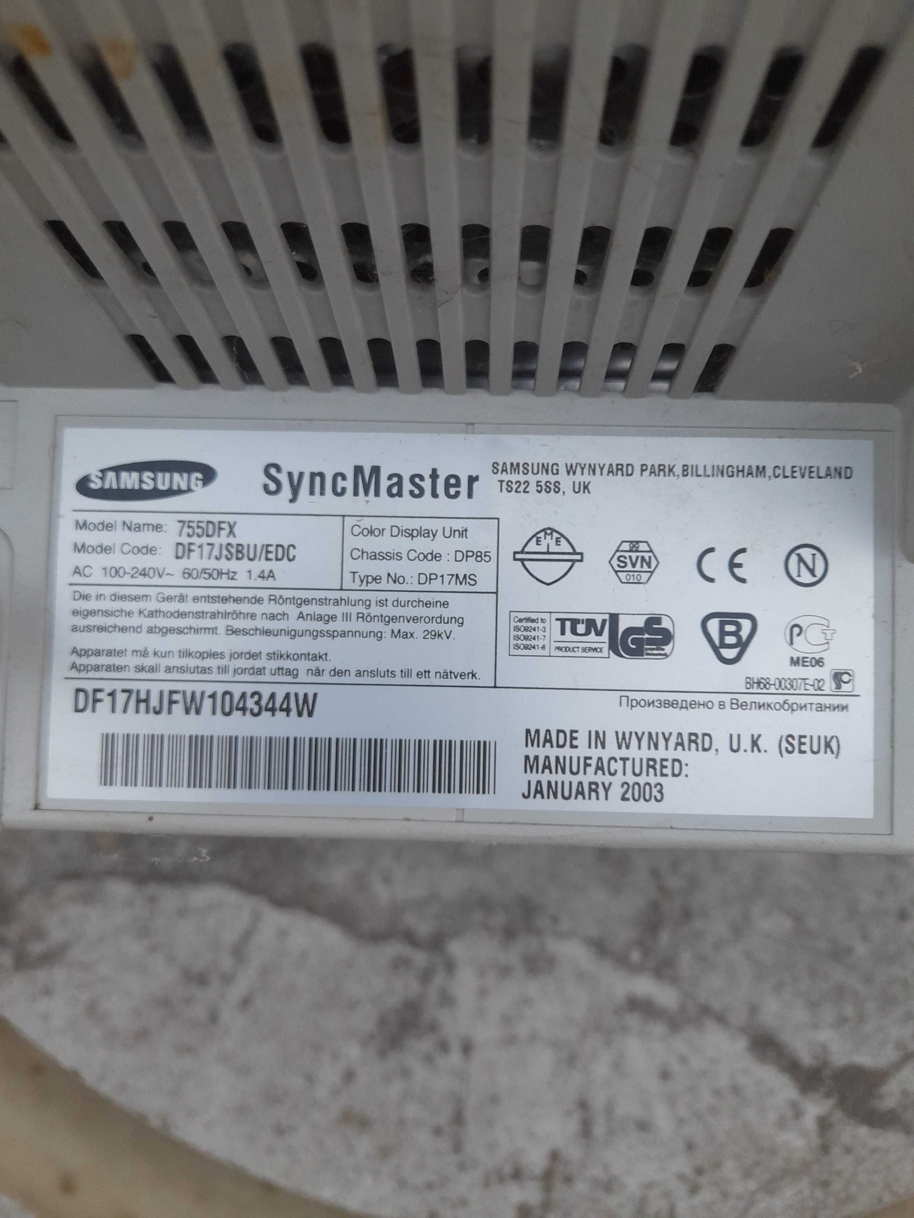 Samsung SyncMaster 755DFX