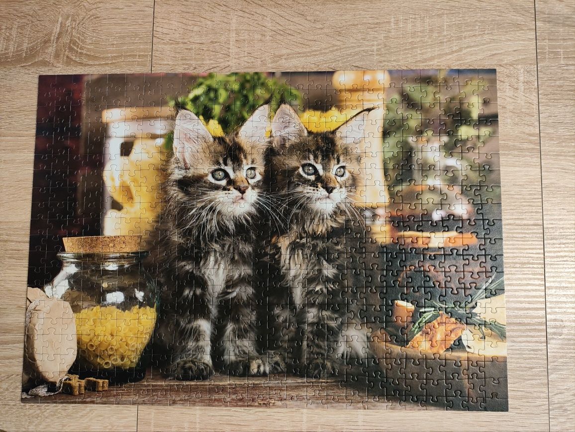 Puzzle Trefl kotki kociaki koty cats 500 kompletne