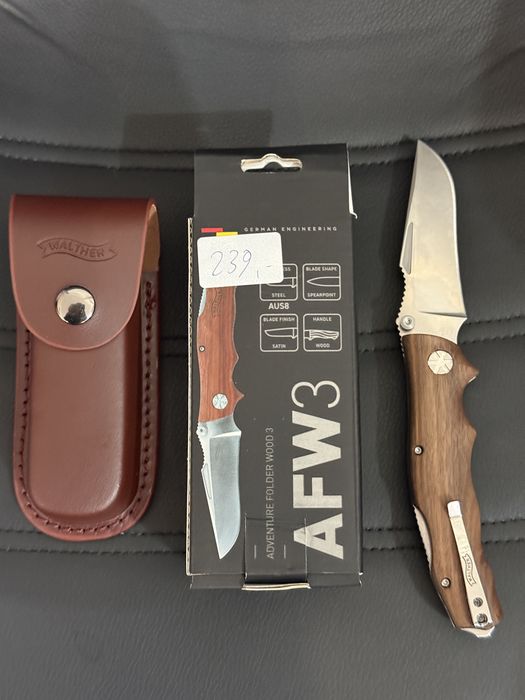 Nóż składany Walther AFW 3 outdoorowy SUPER JAKOŚĆ na prezent scyzoryk