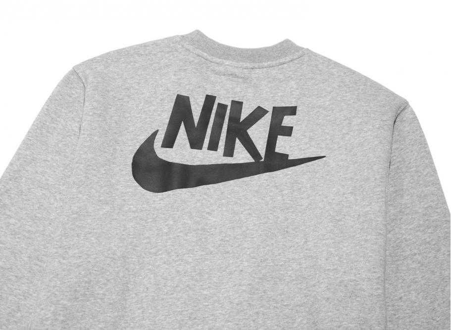 Bluza męska Nike NSW Fleece Crew Szara L