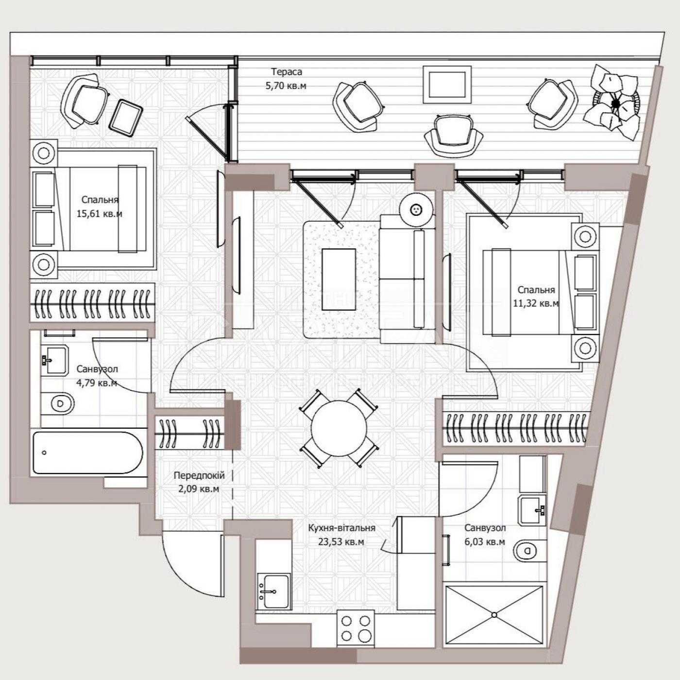 Продаж квартири, с. Підгірці, ЖК Park Lake City, Обухівський р-н
