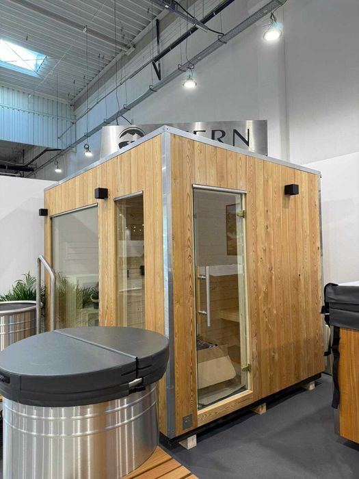 Sauna z przedsionkiem 6-osobowa, piec 9kW, sterowanie WIFI, PREMIUM
