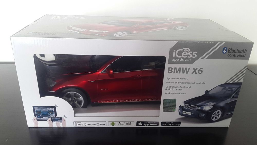 iCess BMW X6 zdalnie sterowany ze smartfona