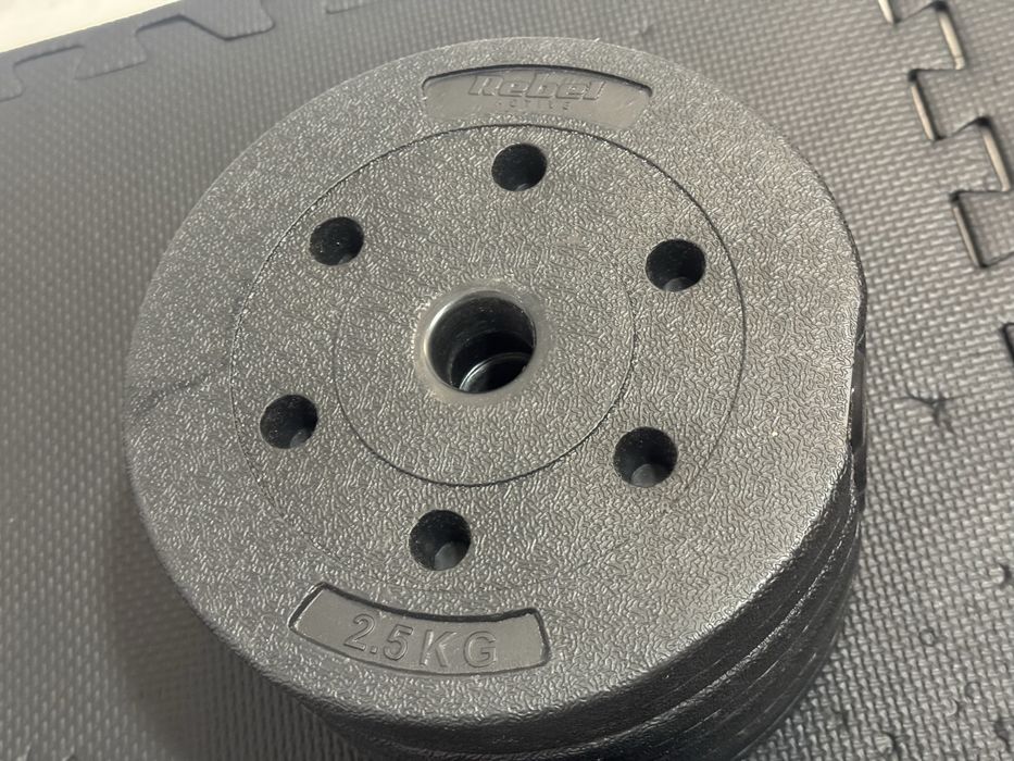 Hantle 2x 20kg niebieskie