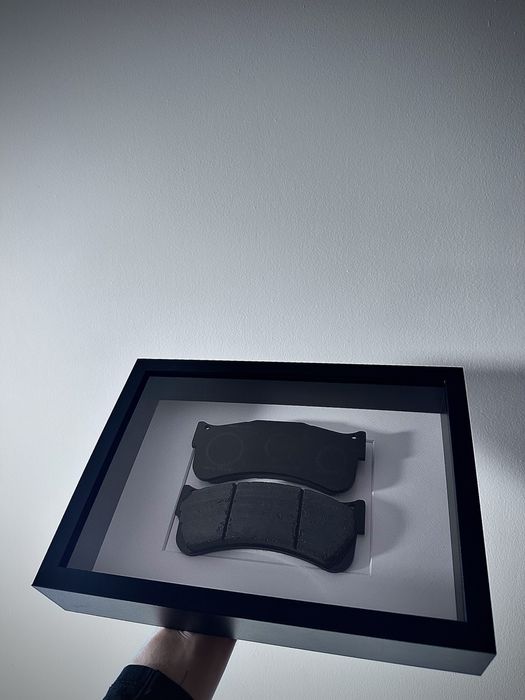 Porsche 992 Cup Obraz z Oryginalnych Klocków Hamulcowych UNIKAT!