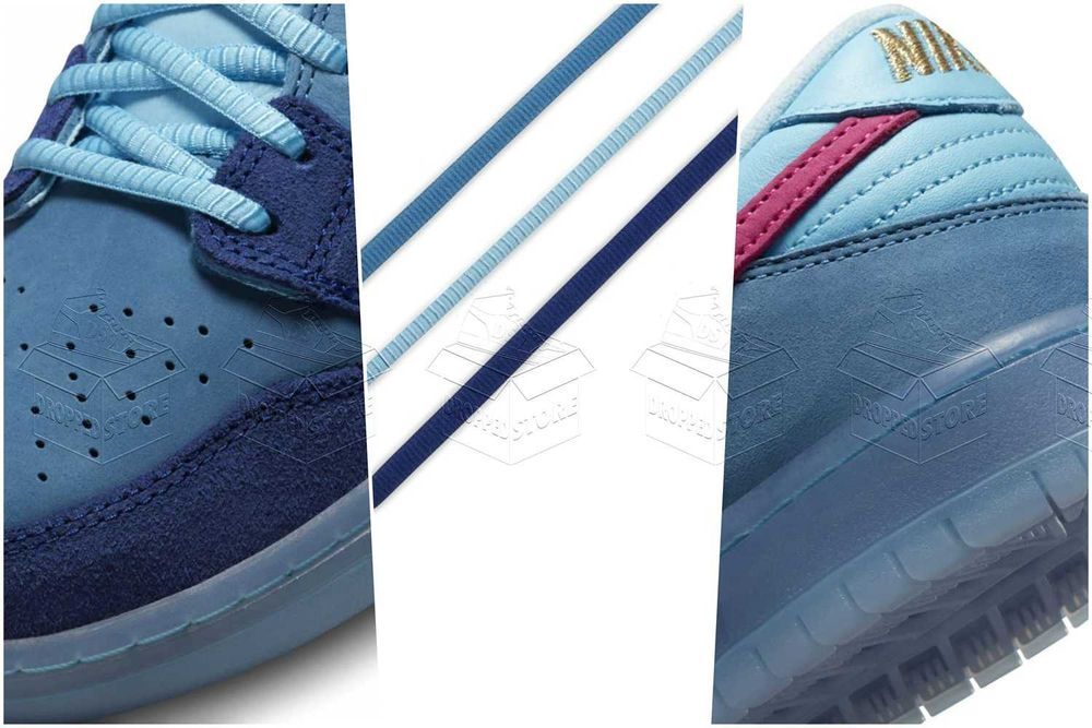 Nike SB DUNK Low Run The Jewels Deep Royal Blue / DO9404–400