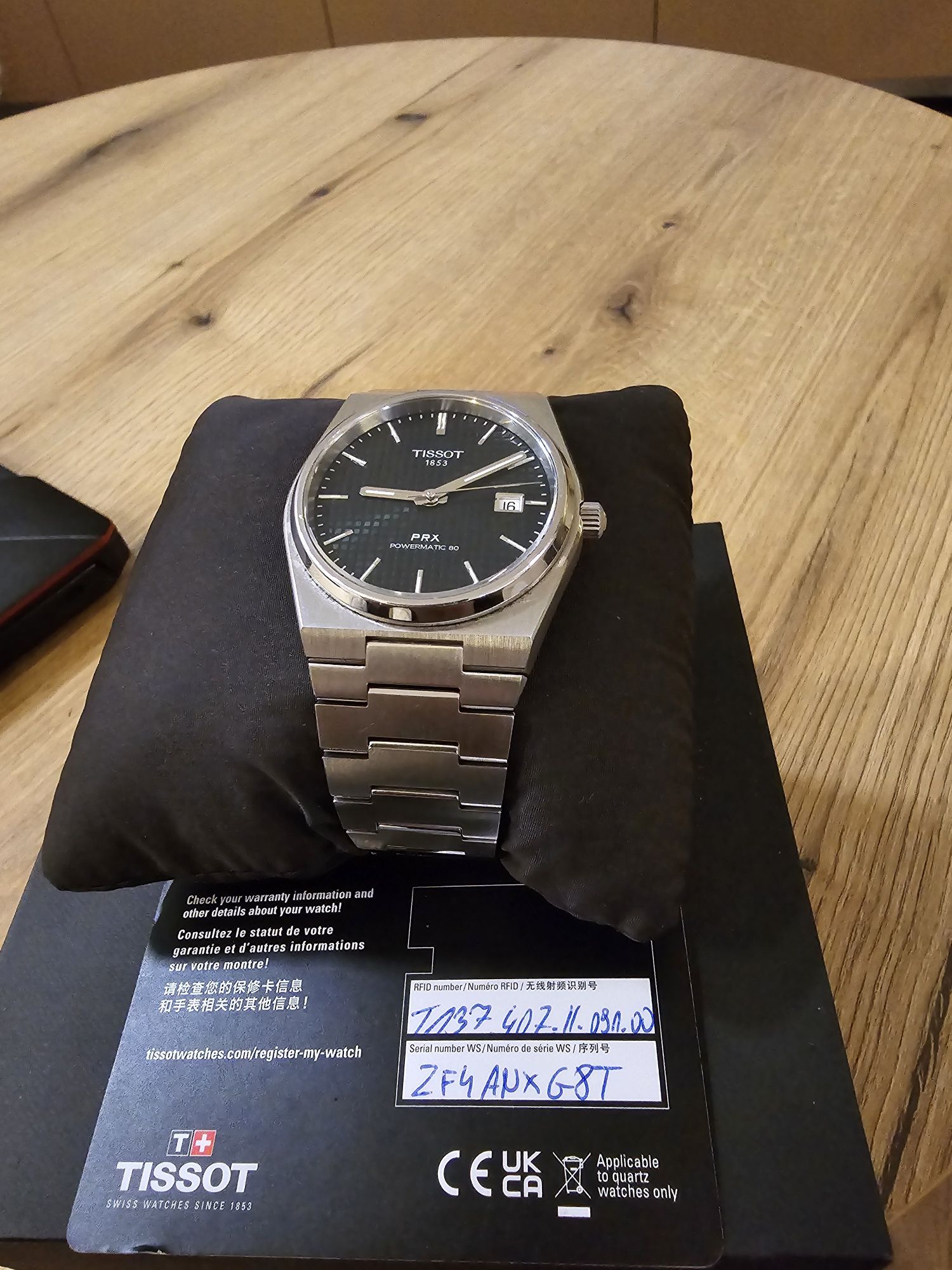 Zegarek męski Tissot PRX Powermatic 80