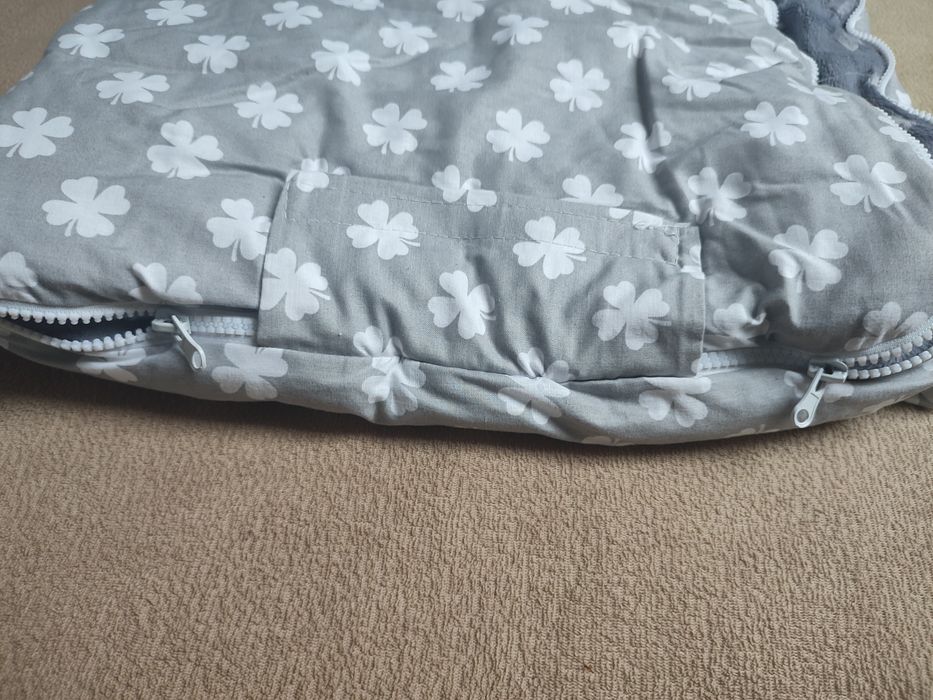 Śpiworek do wózka/fotelika zimowy, ciepły 115cm długi