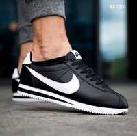 Кросівки Nike Cortez чорно-білі, кроси найк