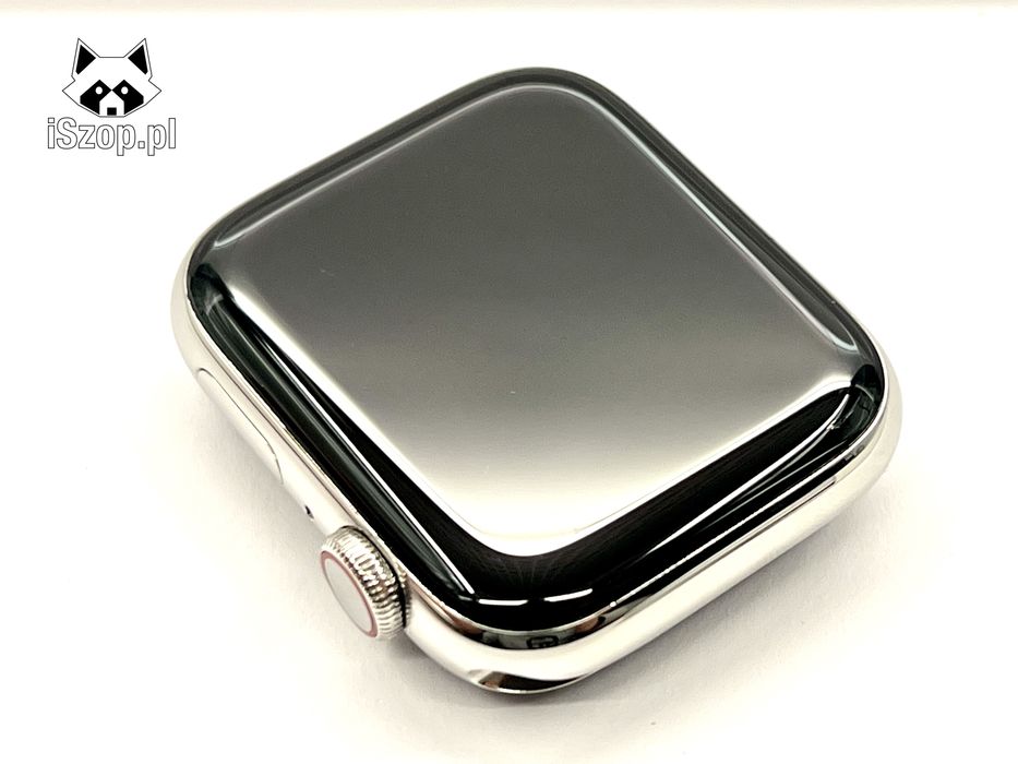 Apple Watch 9 45mm LTE  Stainless Silver GWARANCJA