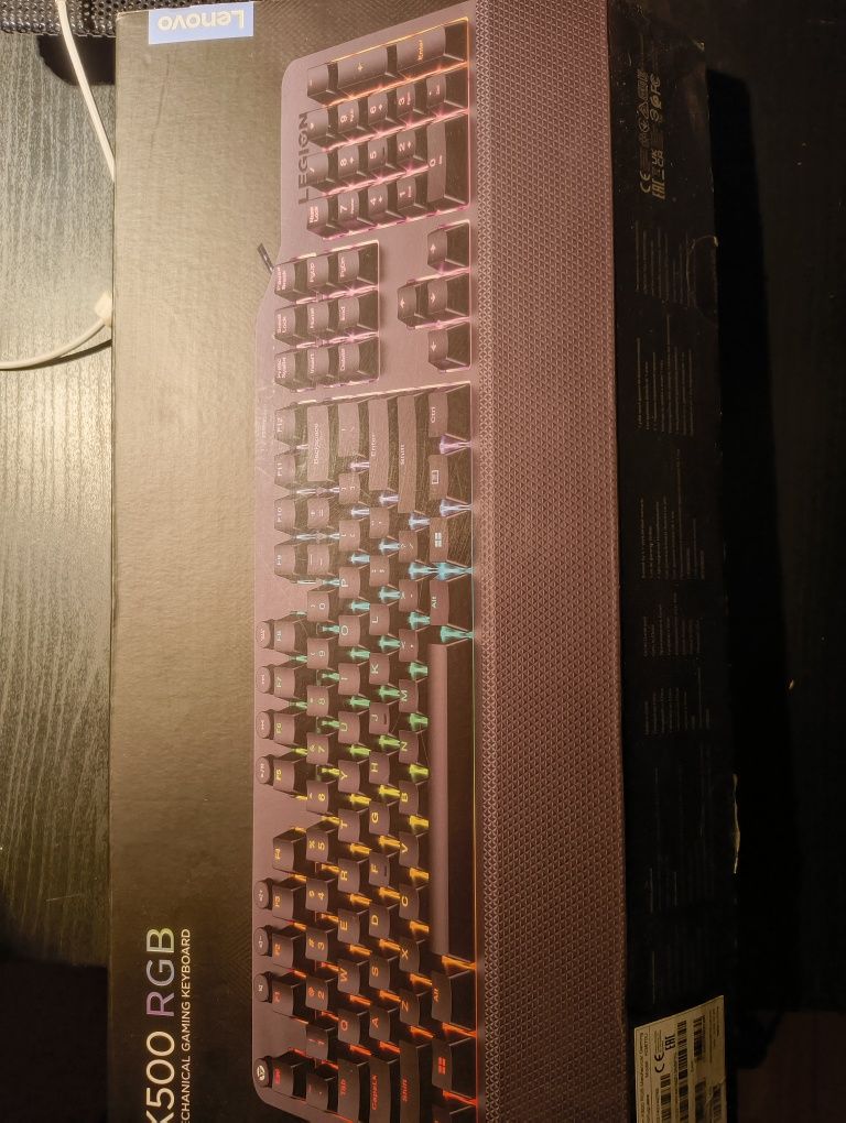 Teclado mecânico Lenovo k500 rgb