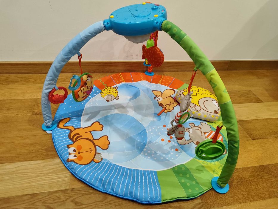 Ginásio interativo Bubble Gym da Chicco como novo