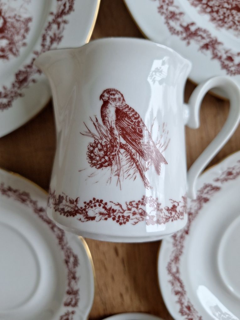 Porcelana z motywem zwierząt graf von henneberg ilmenau