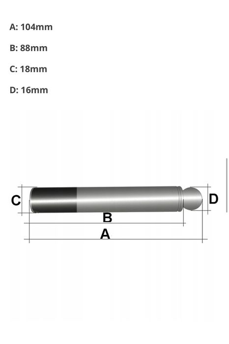 Поршень плунжер karcher HDS 600, HDS 695, HDS 790, HDS 795, HDS 797, H
