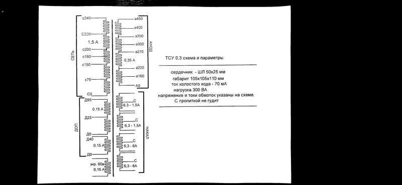 Трансформатор силовой универсальный ТСУ-300