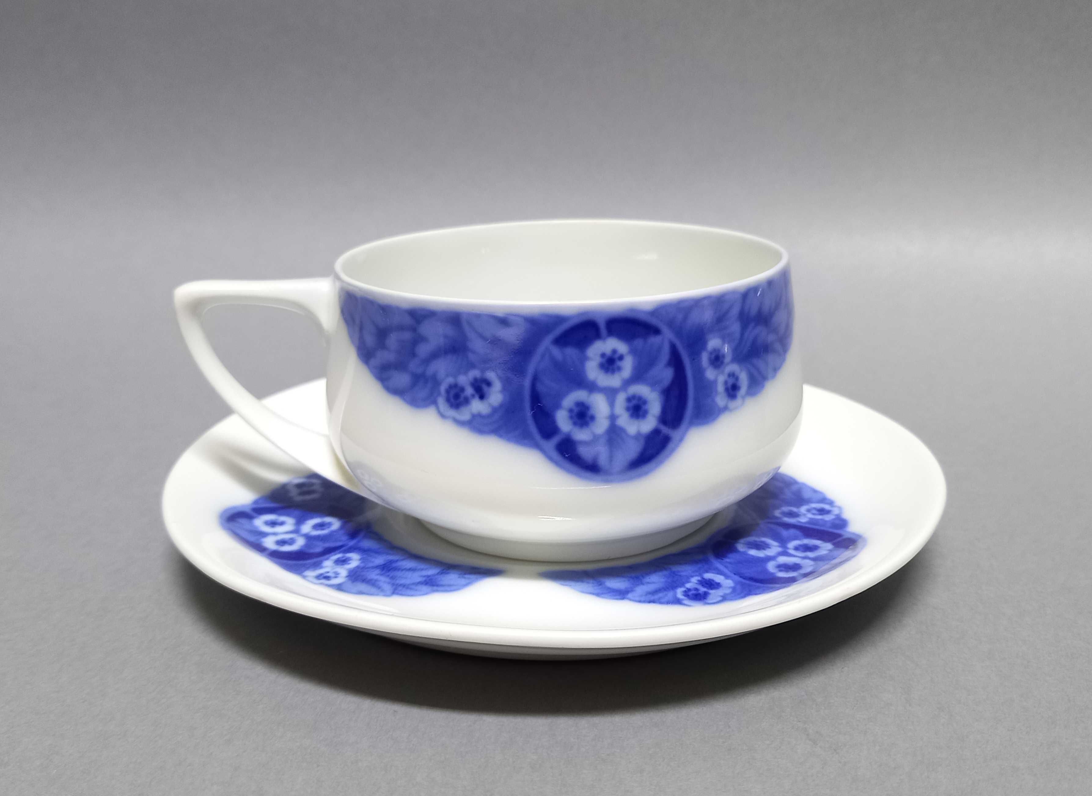 Zestaw filiżanek do herbaty, 6 szt.  Rosenthal Donatello 1920 r.