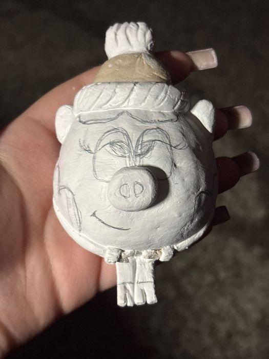 Зроблю новорічну іграшку (нюшу) із глини