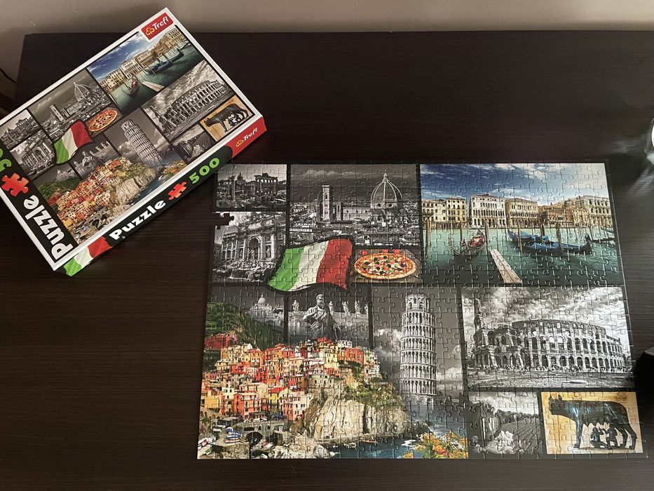 Puzzle 500 Włochy kolaż