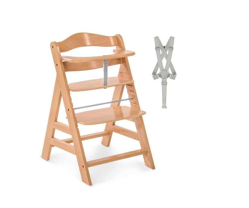 крісло Стільчик для годування Hauck Alpha+ дерев'яний 6 міс до 90 кг