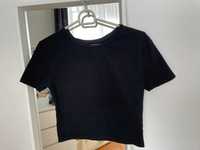 Czarny crop top Zara