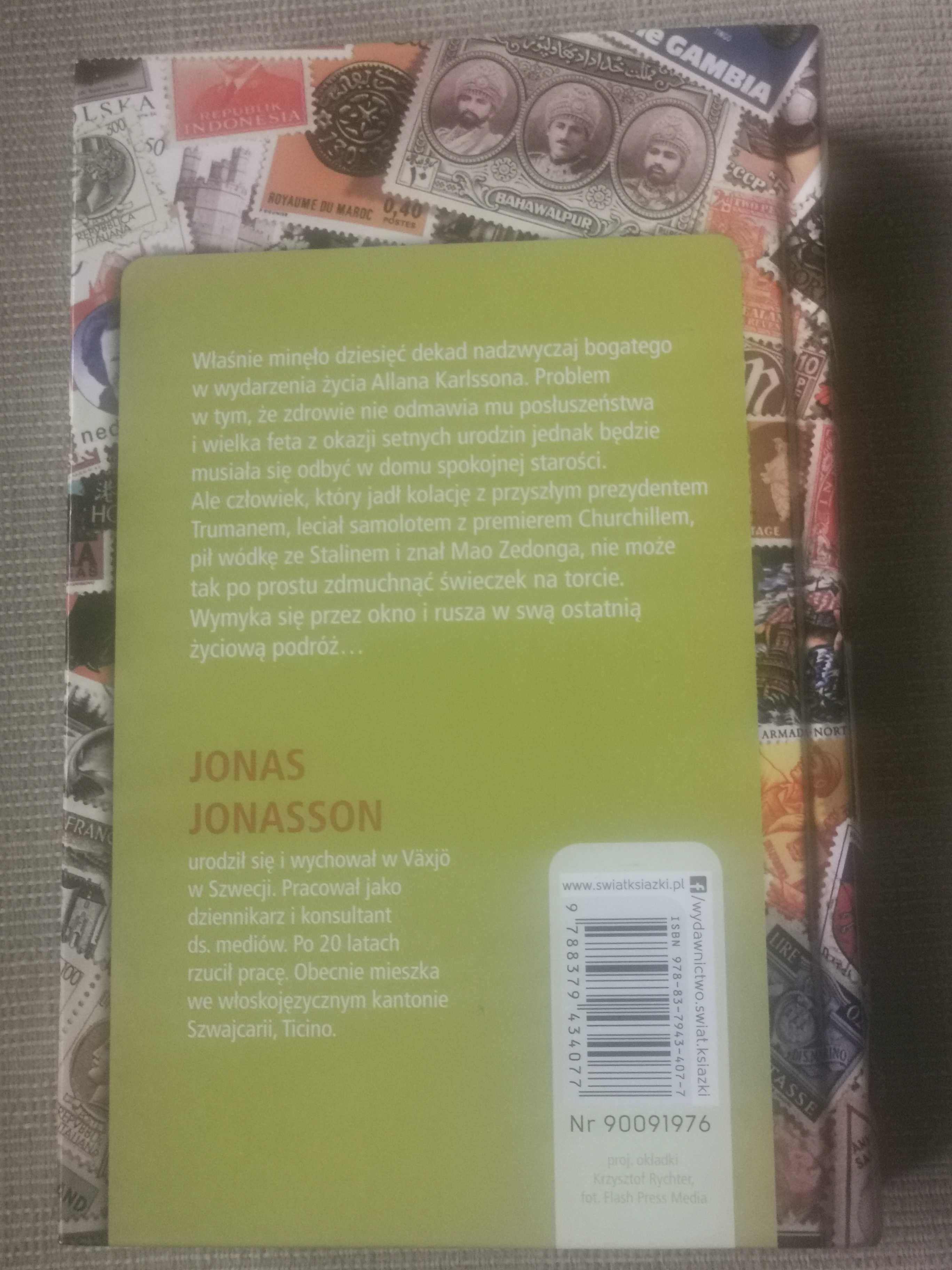 Stulatek który wyskoczył przez okno i zniknął. Jonas Jonasson