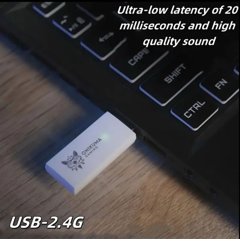 Ігрова гарнітура Onikuma B2 USB навушники з мікрофоном Bluetooth