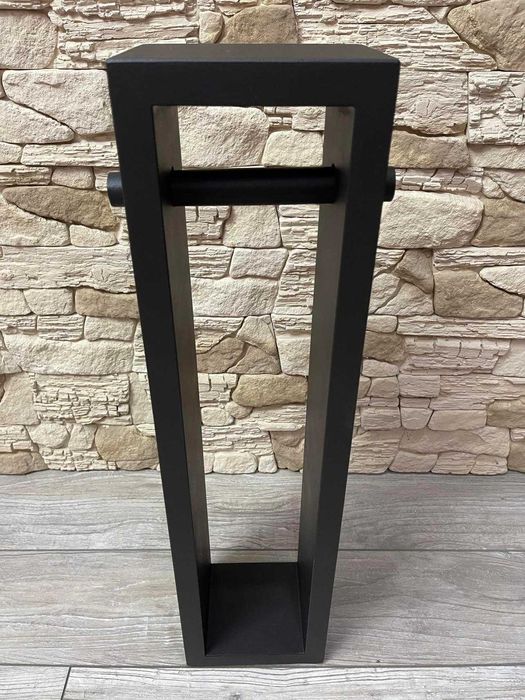 Stojak ekologiczny drewniany na papier toaletowy - czarny itp. KOLORY