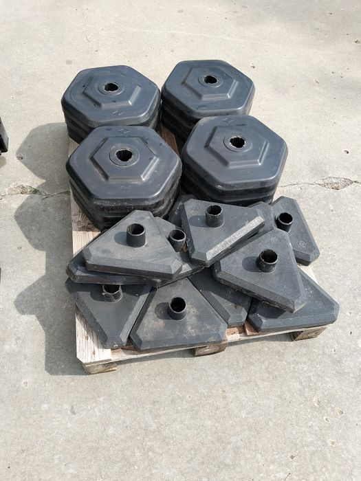 Słupek wygrodzeniowy ostrzegawczy zestaw i