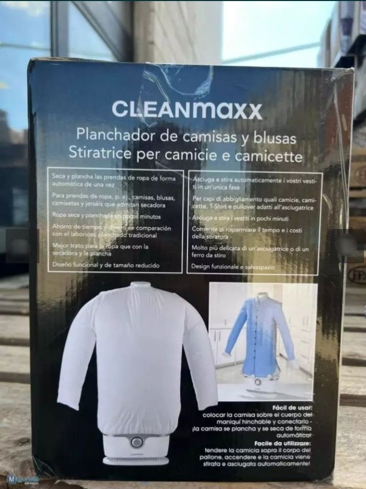 Парова станція CleanMAXX, відпарювач, сушка, праска
