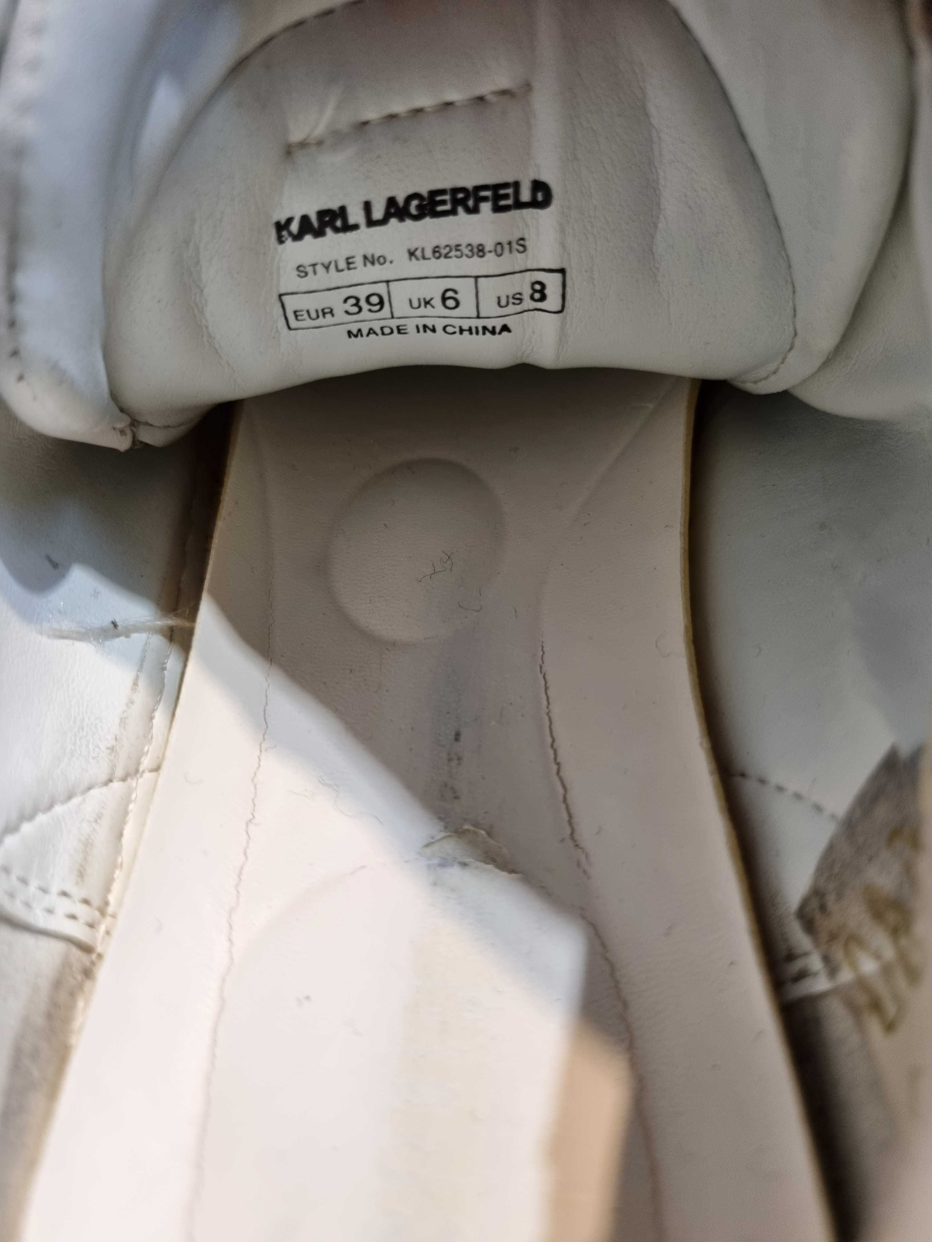Białe sneakersy Karl Lagerfeld Kapri, 39