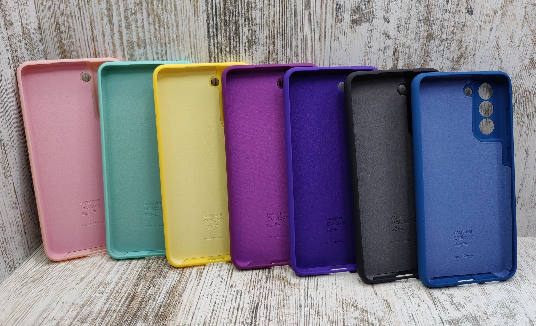 Чехол Silicone Case Full на Samsung S21 FE/ S21 Микрофибра