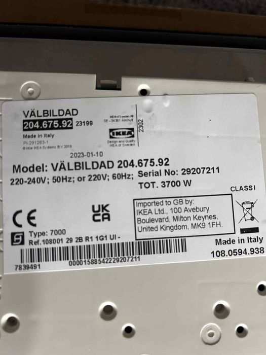 Płyta indukcyjna dwupalnikowa