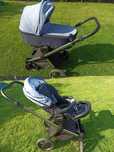 Wózek Invictus V-Plusi 2w1 + nosidełko/fotelik CYBEX