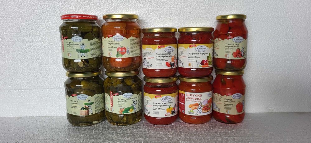 Огірок маринований, аджика, закуска, бакалія від Виробника на Гурт!