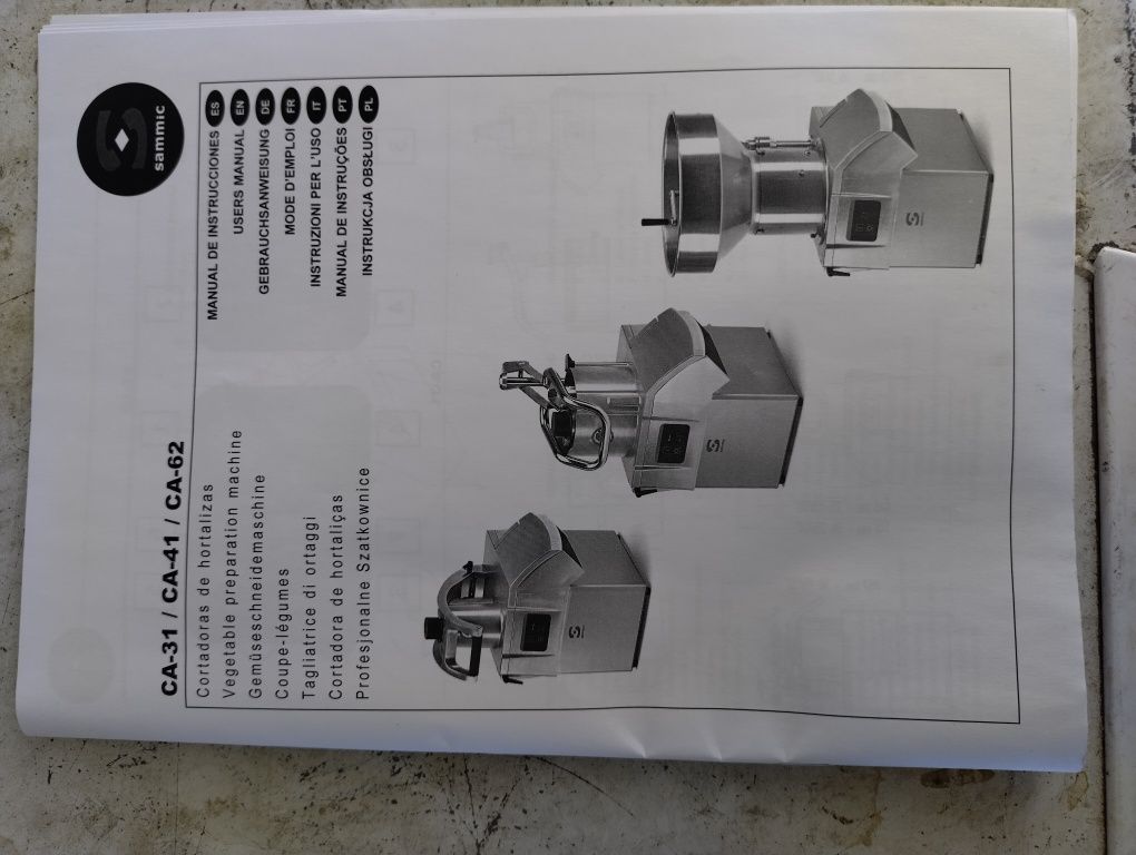 Cortador de batatas Sammic CA-31 CA-3V