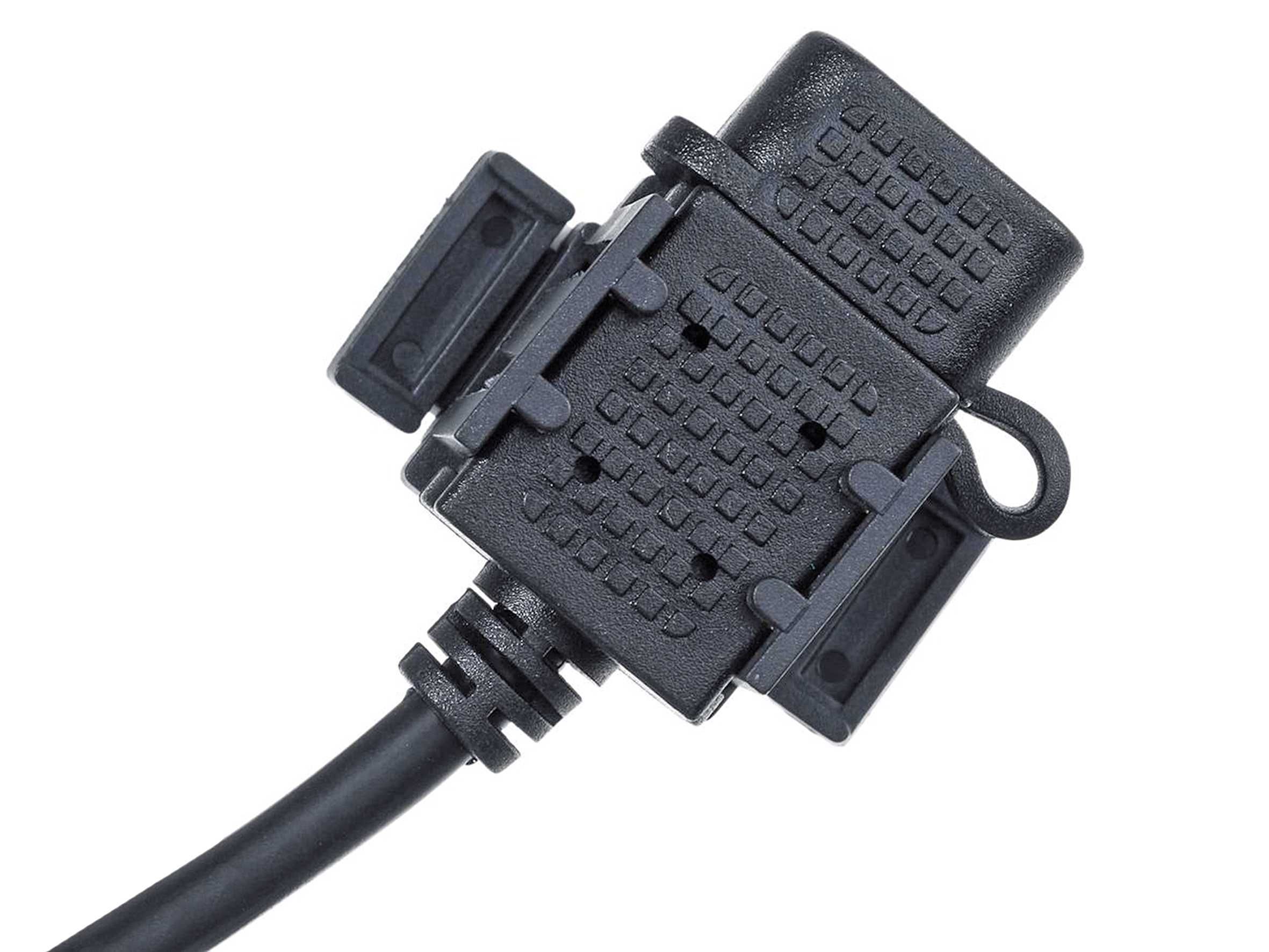 Carregador Universal 2.1A Motociclo Impermeável 1 USB com Fusível ABS
