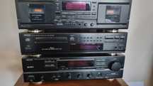 Denon  zestaw stereo  CD,magnetofon 2 kasetowy amplituner stereo,
