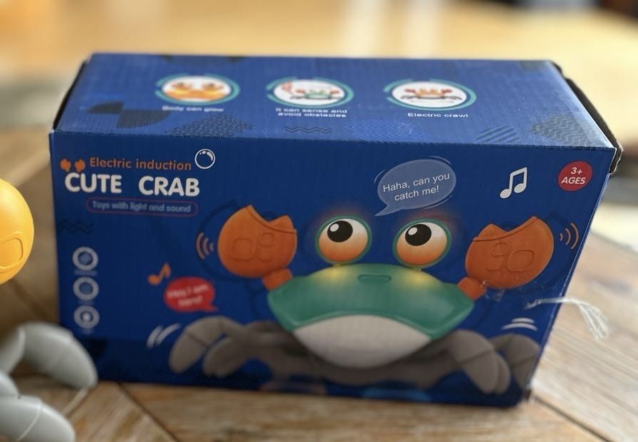 Cute crab - brinquedo caranguejo robotizado