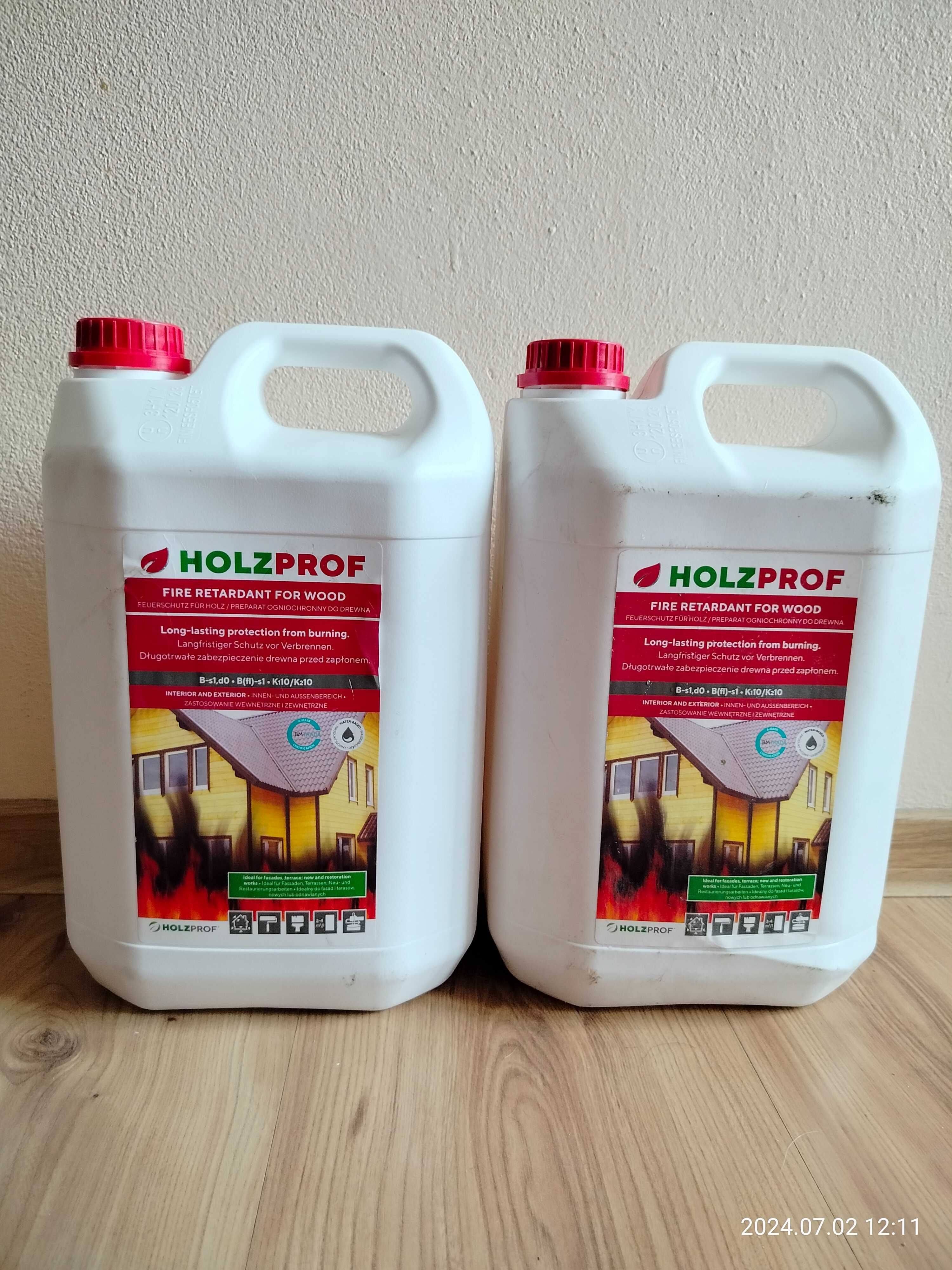 Holzprof impregnat do drewna ognioodporny 10L