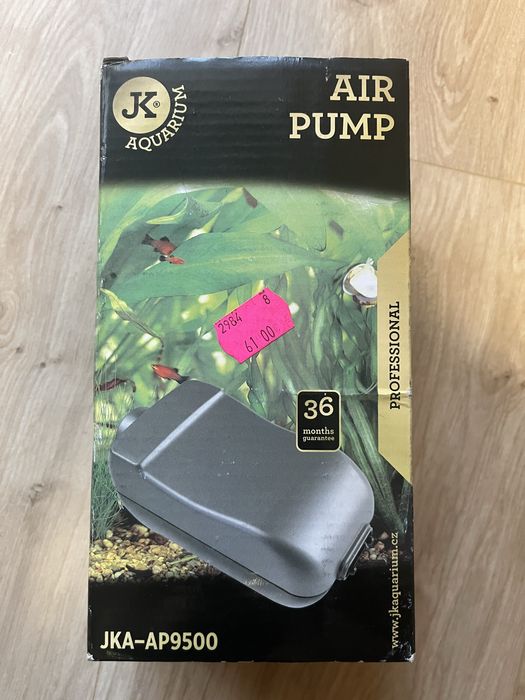 Pompa powietrza do akwarium, nowa