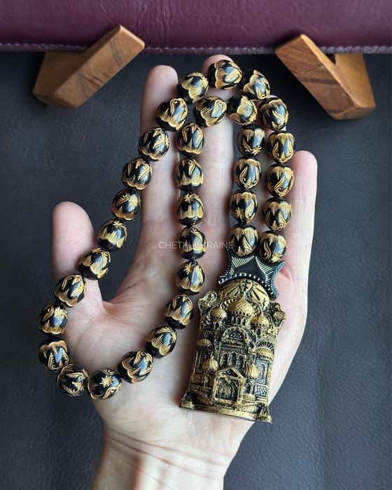 Чотки ручної роботи Четки в машину на зеркало епоксидная смола крестик