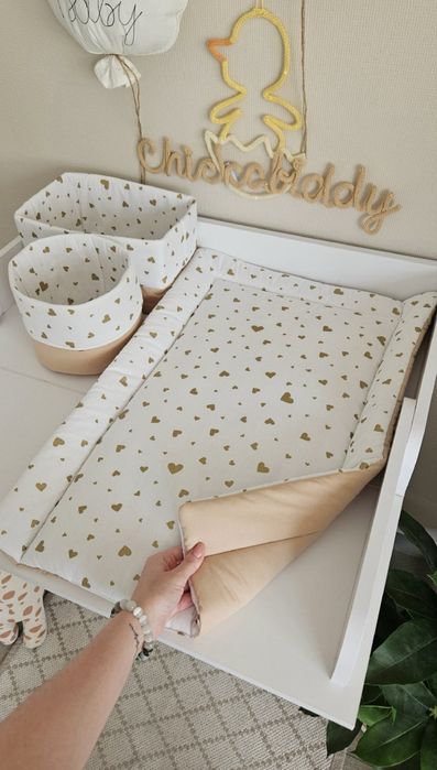 Матрасик+корзинка на пеленальний столик