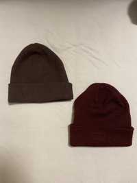 2 czapki na zime