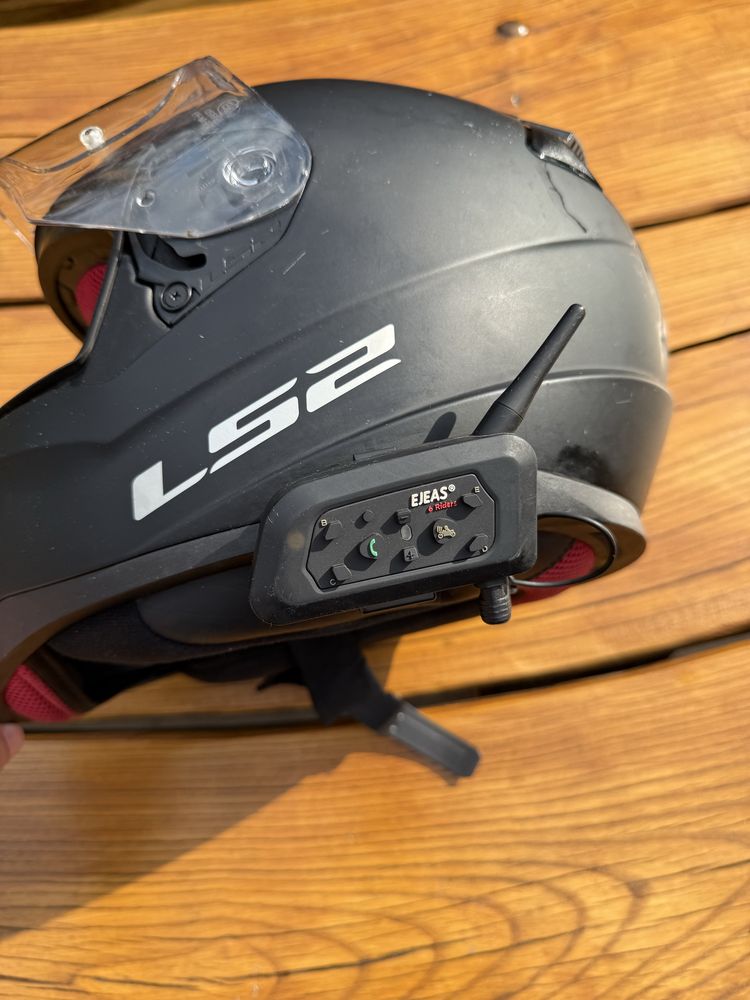 kask LS2 z interkomem EJEAS