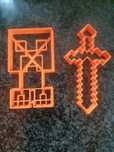 Cortador de biscoitos bolachas minecraft