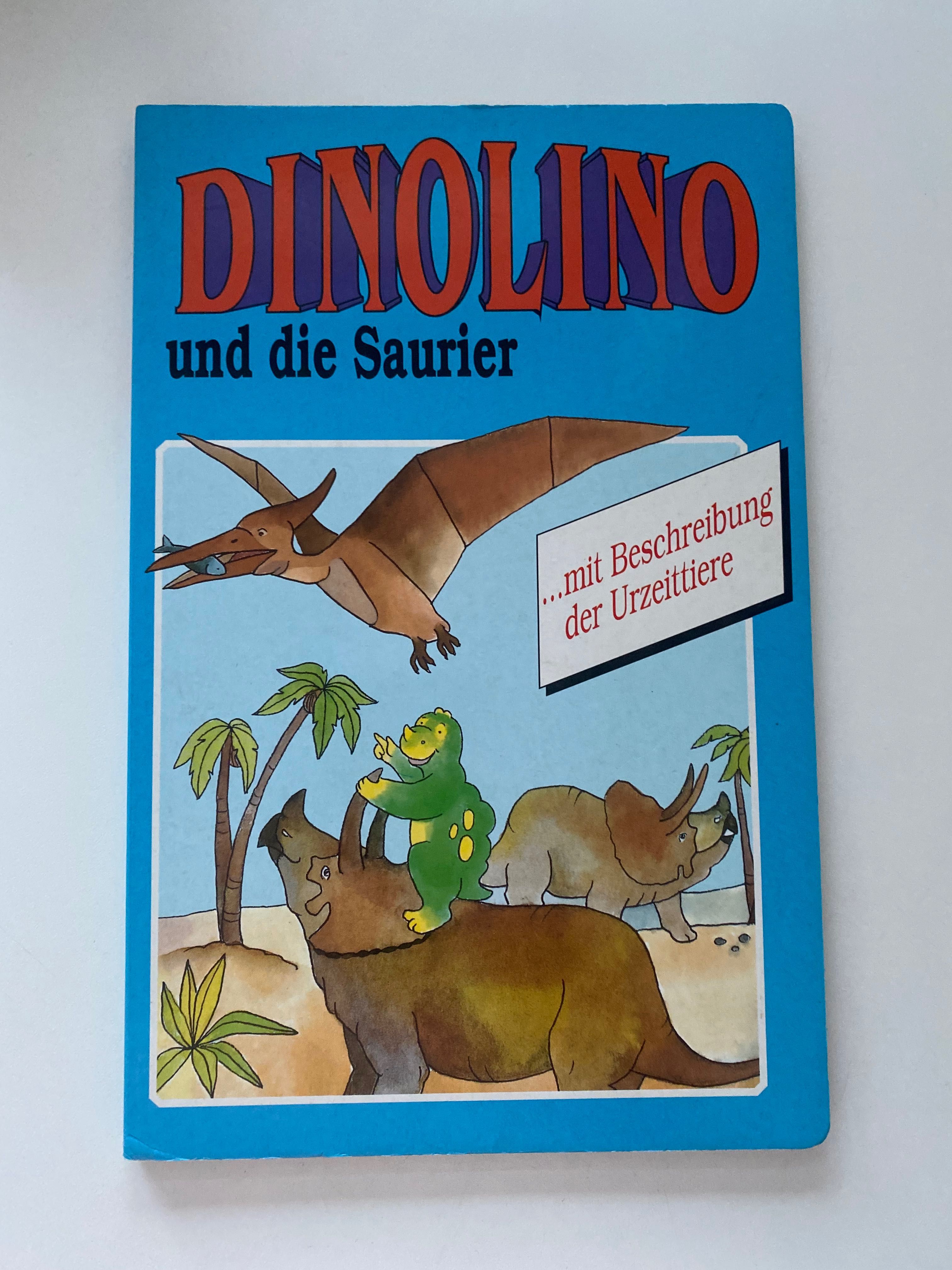 Książka dinozaury twarde kartki
