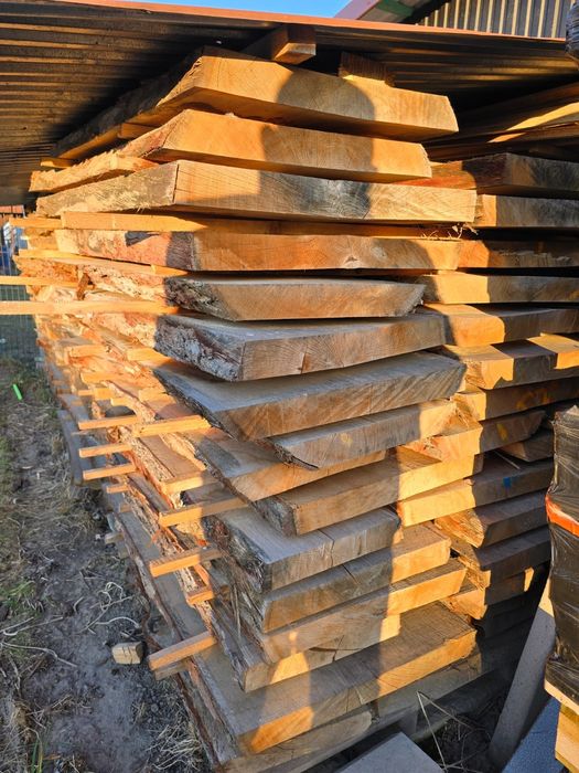 Sprzedam bale deski debowe tarcica 6cm sezonowane 3 lata